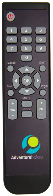 HRC-540 Guestroom Remote - Adventure Hotels