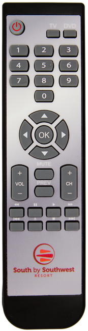 HRC-540 Guestroom Remote - South by Southwest Resort