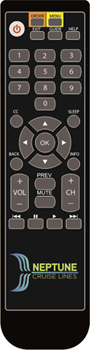 HRC-540 Hospitality Hotel Remote Control